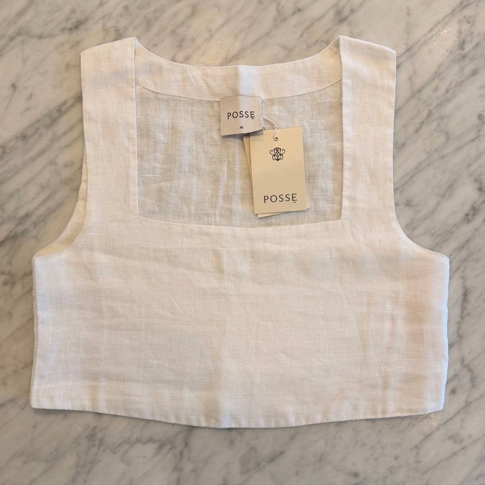 Posse Ivory Crop Top